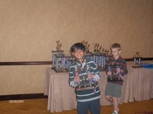 Nathan Dsouza Texas Schools Tournament prize